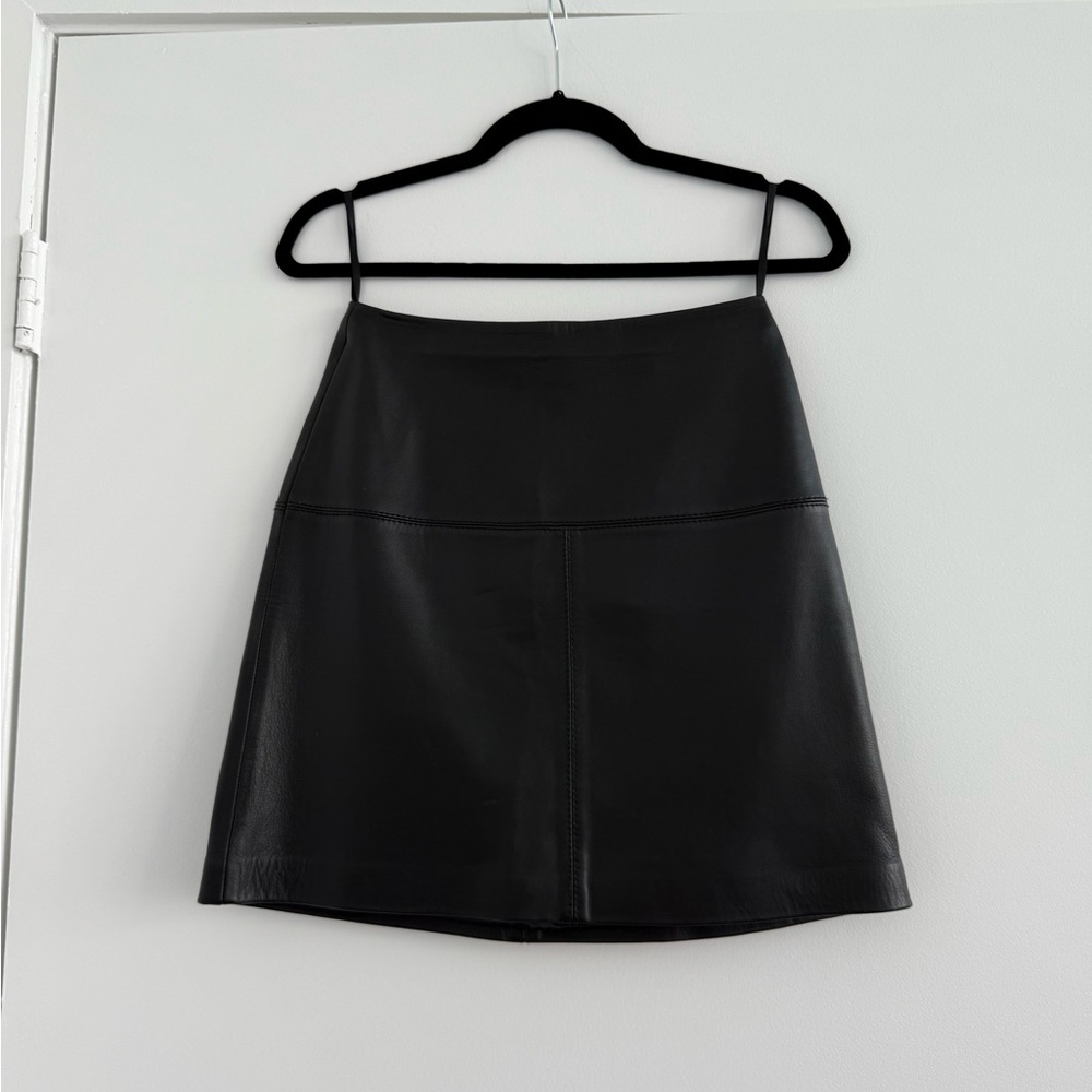 Leather skirt
